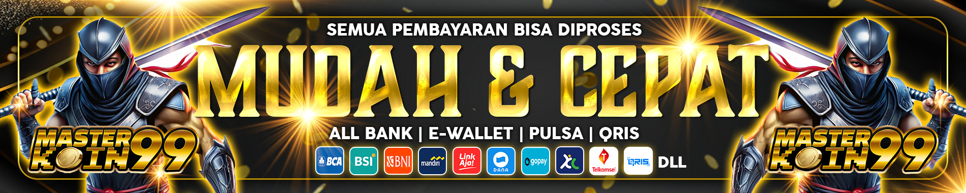 Deposit Mudah Dengan Berbagai Metode Pembayaran Dengan MASTERKOIN99